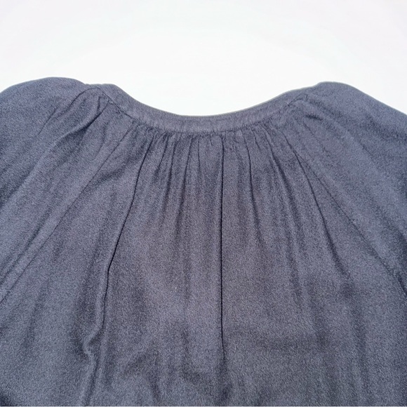 Old Navy Black Women's Flowy Peasant Blouse size large boho vibe coastal cowgirl - Picture 8 of 13